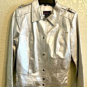 Leather Jacket by Bradley Bayou   Sz Med